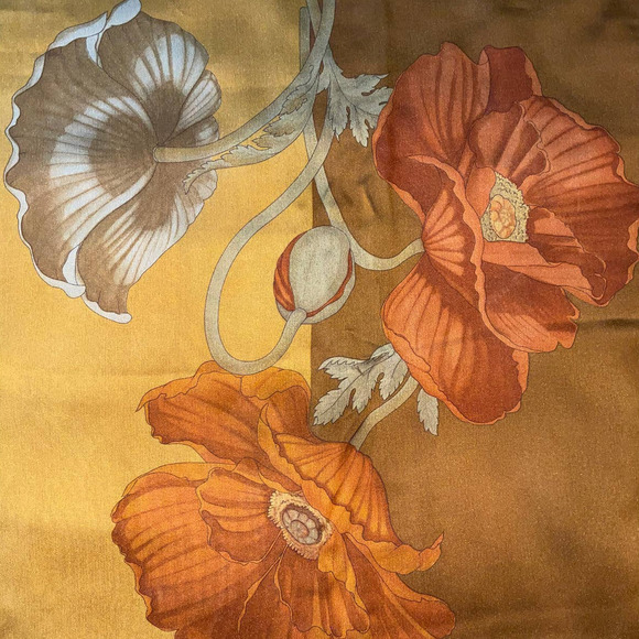 Salvatore Ferragamo Rectangular Silk Scarf 16”x 54” - Picture 10 of 15